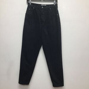 Supplies By Unionbay Womens Tapered Leg Jeans Black Pockets Dark Wash Denim 10